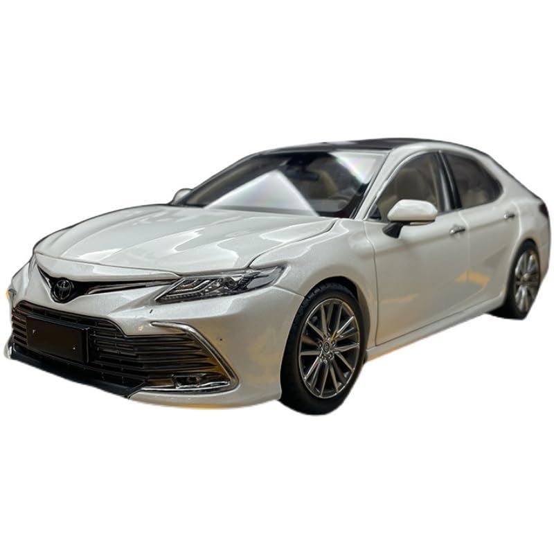 1/18 トヨタ カムリ ミニカー ホワイト　ダイキャストモデル Camry Amazon | ミニカーモデル 1:18 比率ダイカスト、トヨタカムリ第 8 世代